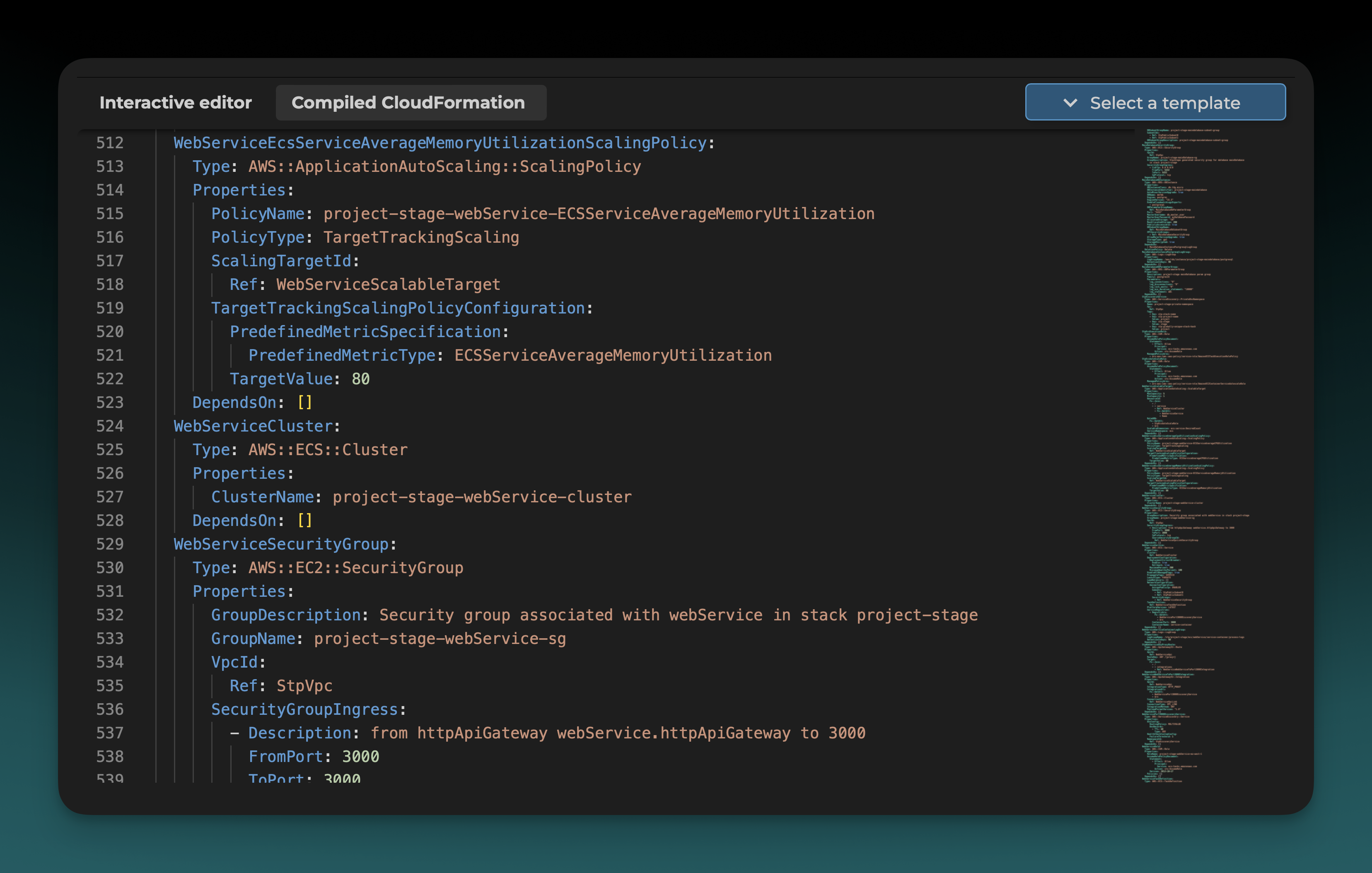 Compiled CloudFormation