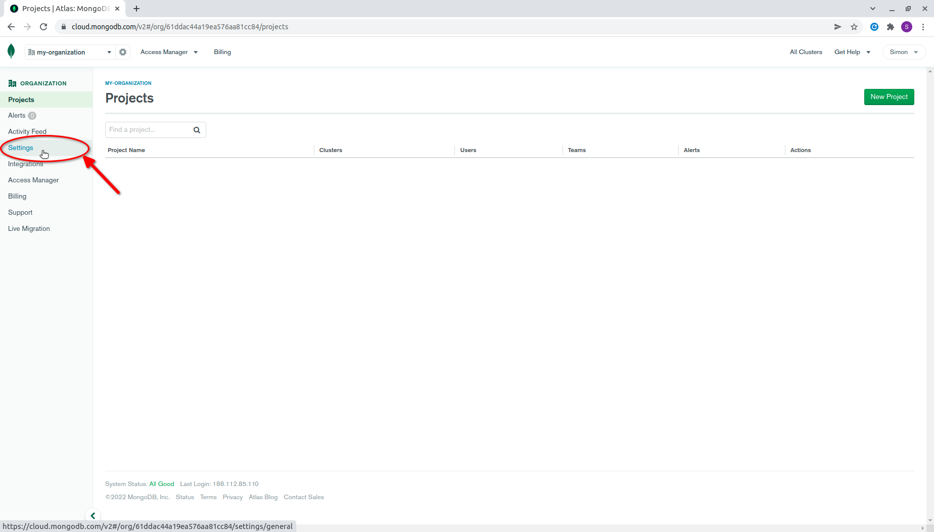 Create organization - step 3